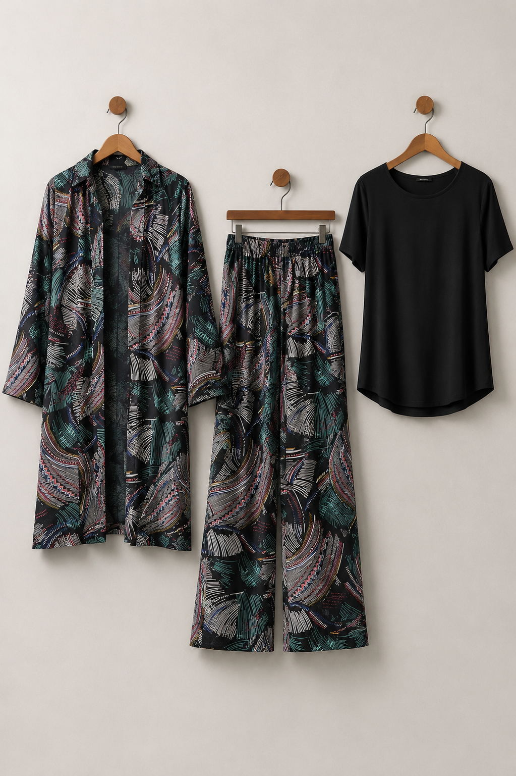 Trendy Floral Shrug 3 Piece