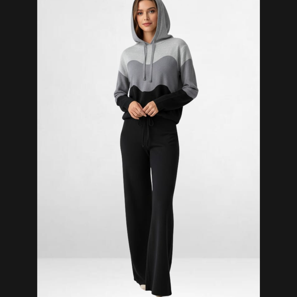 Wave Premium Quality Winter 2-Pcs Co-Ord Set. CWTS-28