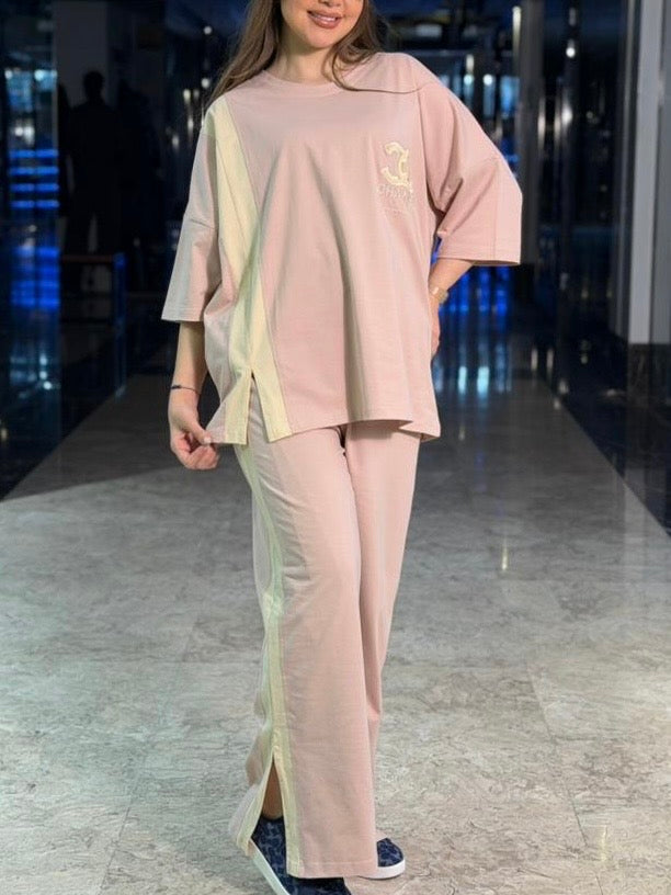 CC Style Western 2-Pcs Summer Tracksuit For Her MWTS-30