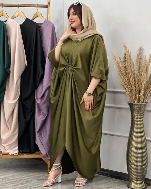 Comfort Long Silk Kaftan.