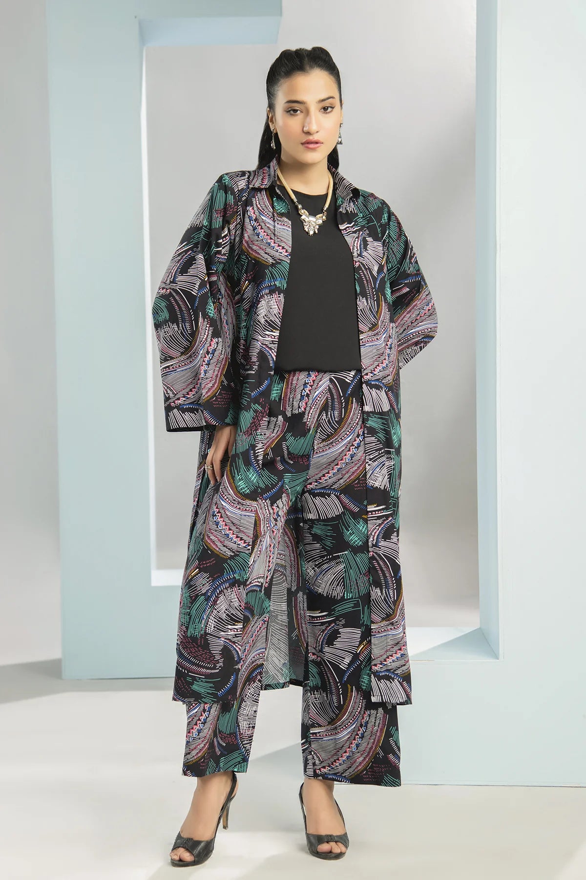 Comfort Floral Shrug 3 Piece