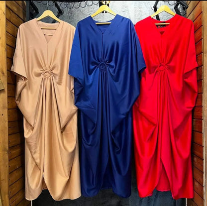 Comfort Long Silk Kaftan.