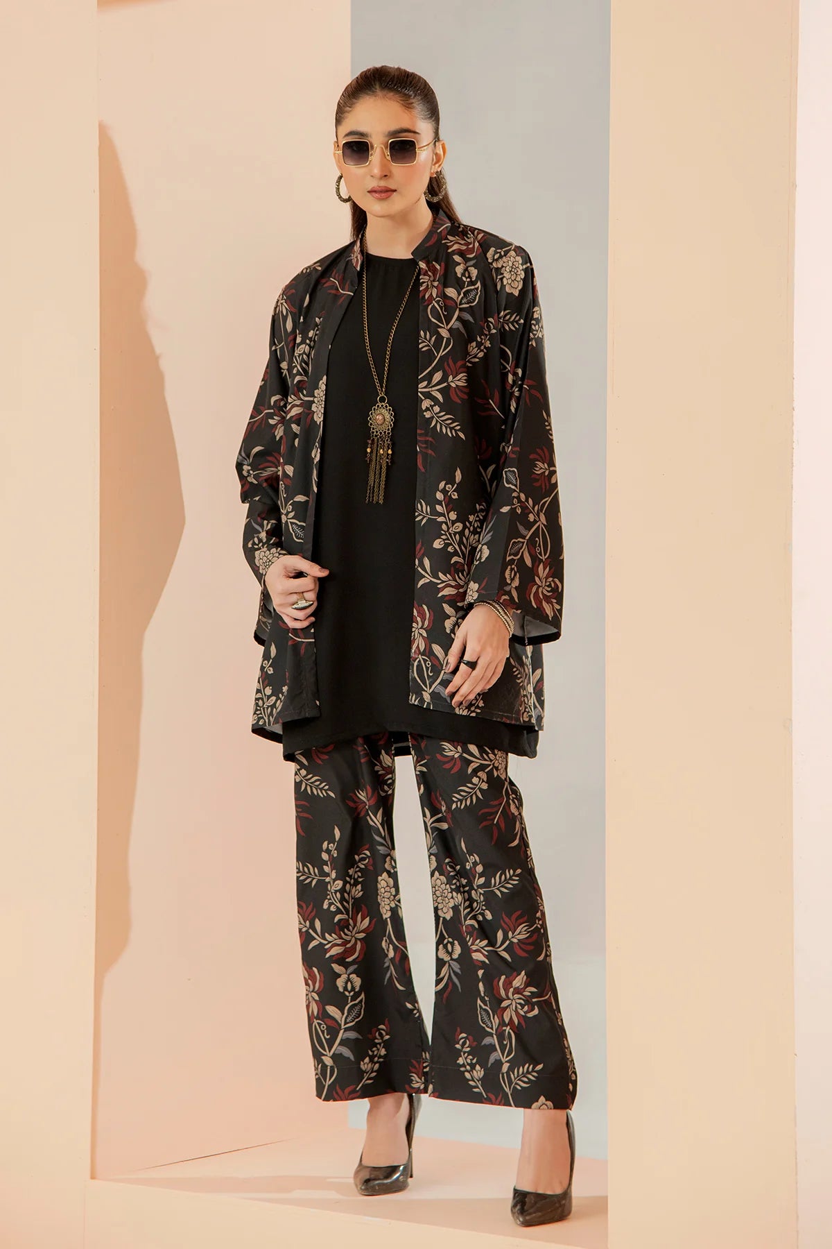 Comfort Floral Shrug 3 Piece