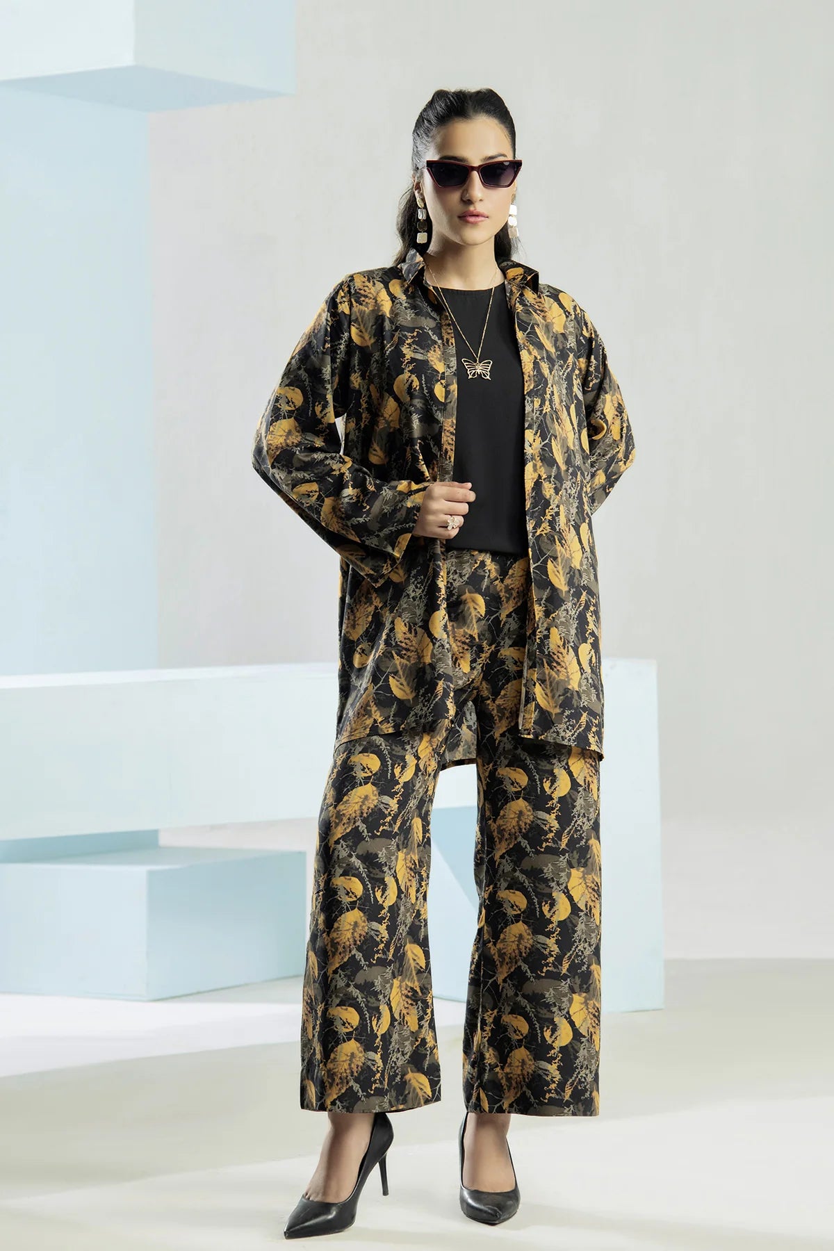 Comfort Floral Shrug 3 Piece