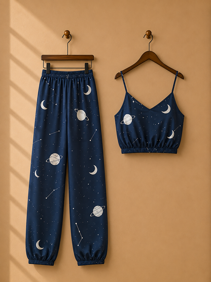 Trendy Printed Top&Trouser.