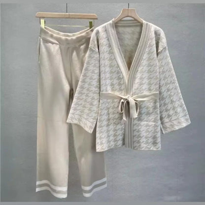 Belt Style Premium Quality Winter 2-Pcs Co-Ord Set. CWTS-34