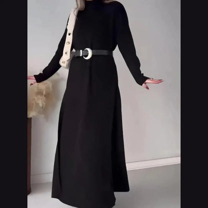 Trendy Winter Roll Neck Style knit CoOrd Set