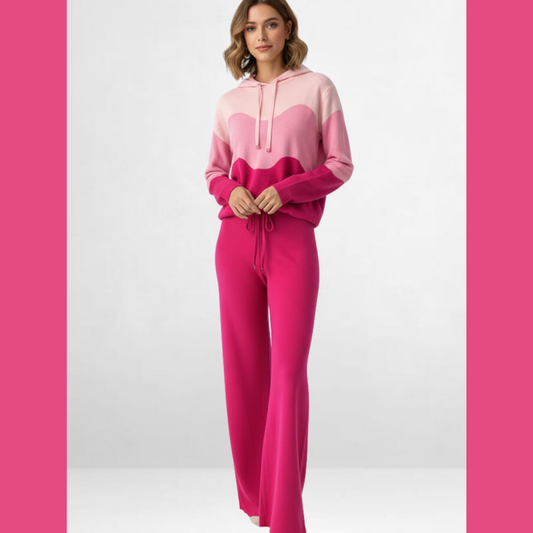 Wave Premium Quality Winter 2-Pcs Co-Ord Set. CWTS-28