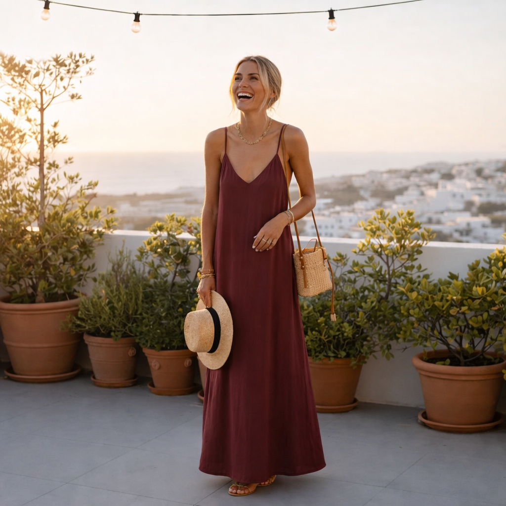 Zayra FlowBack Maxi Dress