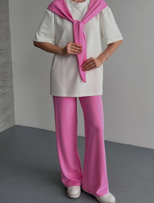 Ribbon Lounge Wear Set Her MWTS-37